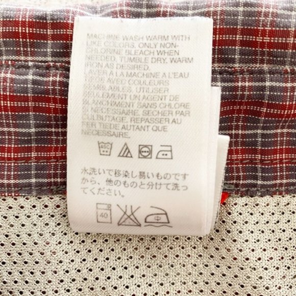 The North Face Long Sleeve Red Blue Plaid Shirt - Picture 9 of 11